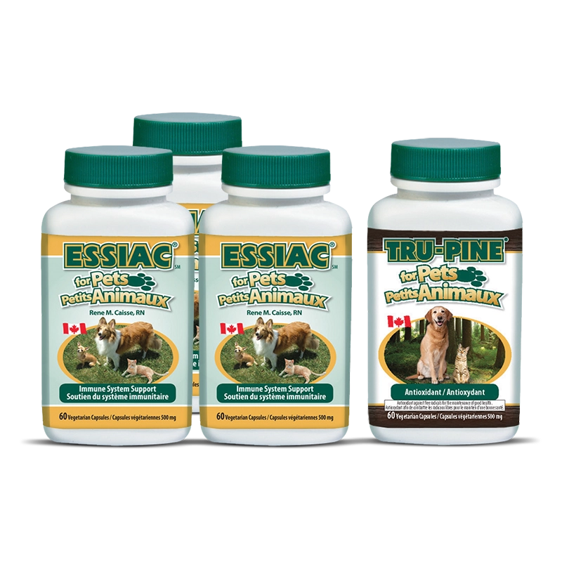 Small Dog Package (3 Essiac for Pets + 1 Tru-Pine for Pets)