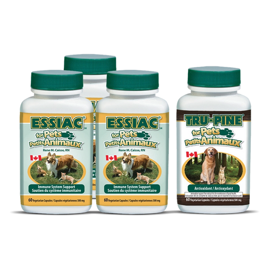 Small Dog Package (3 Essiac for Pets + 1 Tru-Pine for Pets)