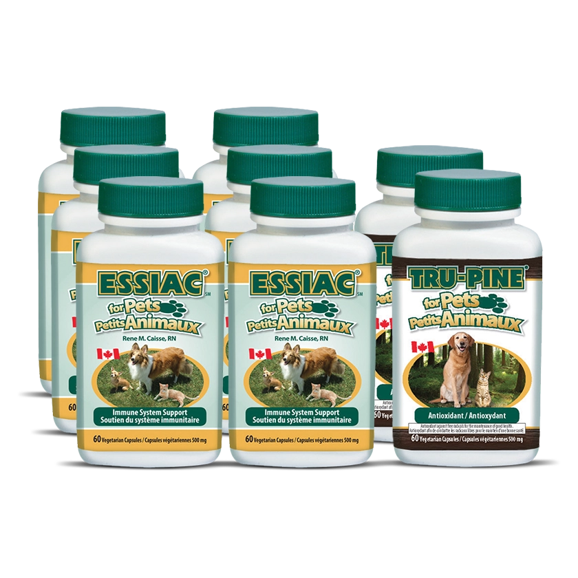 Medium Dog Package (6 Essiac for Pets + 2 Tru-Pine for Pets)